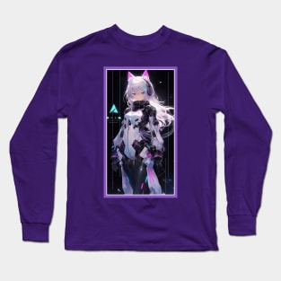 Anime Cat Girl | Quality Anime Artwork | Manga Anime Art Long Sleeve T-Shirt